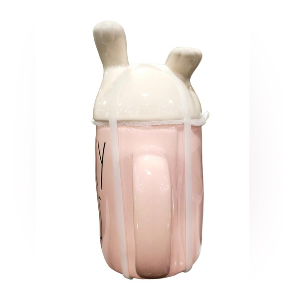 ©️💙 Rae Dunn bunny buns coffee mug with topper - Picture 11 of 12